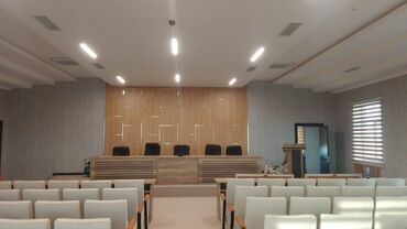 Sifarişlə ofis dəst mebeli: Mebel istehsalı və quraşdırma xidməti - Ofis masaları: İki rəngli — 87