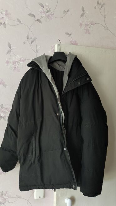 зимние мужские куртки: Куртка 2XL (EU 44), цвет - Черный