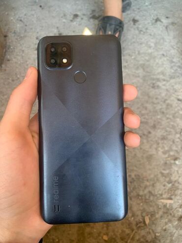 телефон asus: Realme C21, Б/у, 32 ГБ, цвет - Синий, 2 SIM