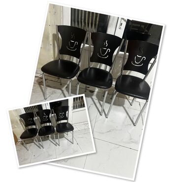 calışma masa: Для гостиной, Б/у, цвет - Черный Стул