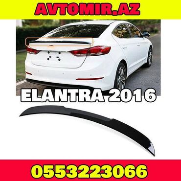 Antenalar: "Hyundai Elantra 2016" üçün spoler Quraşdırılma mövcuddur