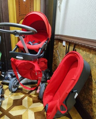 Gəzinti arabaları: Stokke firması aid kalyaska 250azn 2 lulkalidi Heç bir effekti yoxdu