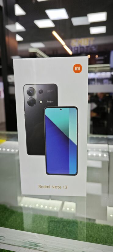 ретми 9 а: Xiaomi, Redmi Note 13, Жаңы, 256 ГБ, түсү - Кара, 2 SIM