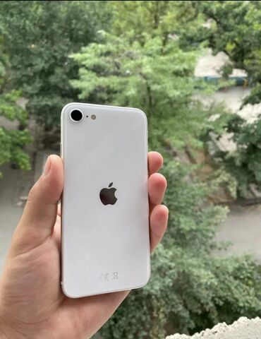 не рабочие видеокарты: IPhone SE 2020, Колдонулган, 128 ГБ, Ак, Коргоочу айнек, Каптама, Куту, 73 %
