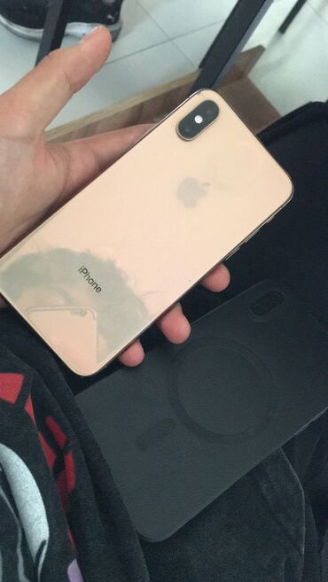бу телефоны в ош: IPhone Xs, Колдонулган, 64 ГБ, Алтын, Каптама, 89 %