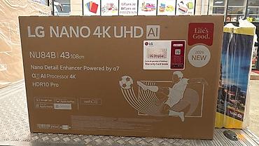 Məhsul: LG Nano 4K UHD AI Televizor Model: NU84B Ekran ölçüsü: 43" lalafo.az -da Məhsul: LG Nano 4K UHD AI Televizor Model: NU84B Ekran ölçüsü: 43"