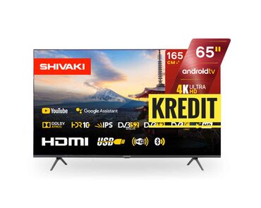 Kondisionerlər: Yeni Televizor Shivaki Led 65" 4K (3840x2160), Pulsuz çatdırılma
