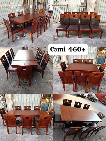 Digər mebel: F99Açılan Masa desti 8 oturacqla fısdiq ağacından çox keyfiyətli — 1