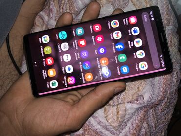 Tulumlar: Samsung Galaxy Note 9, rəng - Qara, Barmaq izi
