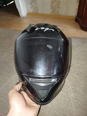 kardan 07: Vega Bolt tam üzlü motosiklet dəbilqəsi - Rəng: qara, parlak - Model — 3