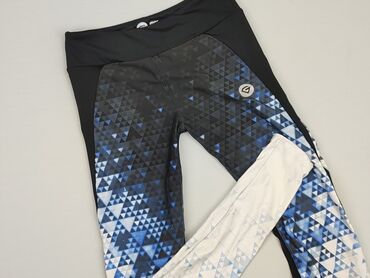 legginsy damskie skórzane: Leggings, XS (EU 34), condition - Good