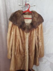 шерстяные кофты женские больших размеров: Шуба, Норка, Тизеден, Италия, Капюшону бар, XL