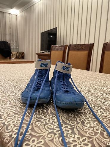 kis: Nike boks ayaqqabıları – mavi rəng - Model: Nike (boyun hissəsində — 3