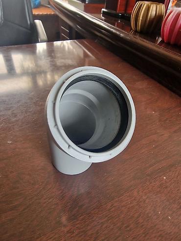 25 lik plastik su borusu: PVC boru dirsəyi – Ø50 mm Qiymət: 25 qəpik - Material: yüksək — 3