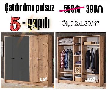 kohnə əşya: Yeni, 5 qapı, Açılan, Düz dolab — 1
