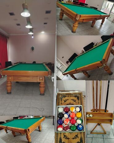 Hazır biznes: Profisional bliyard masasi. Mermerdir ustu .3.20/170 sm.masa yeni -da lalafo.az — 1 Hazır biznes: Profisional bliyard masasi. Mermerdir ustu .3.20/170 sm.masa yeni — 1
