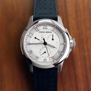 Ručni satovi: PAGANI DESIGN PD-1780 - 40mm - Bela - Seiko VK88 Potpuno nov muški — 9