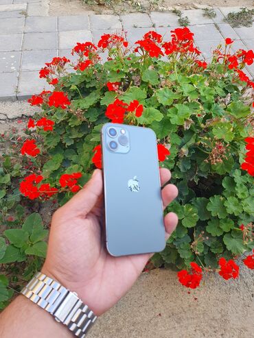 iphone 12 qiymet: IPhone 12 Pro, 128 GB, Graphite, Simsiz şarj, Face ID