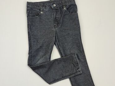 jeansy eleganckie: Spodnie jeansowe, Calvin Klein, 4-5 lat, 104/110, stan - Zadowalający