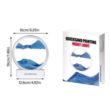 Rasveta: Cena 2250 din Peščano živopisno noćno svetlo Proces rotacije za — 11