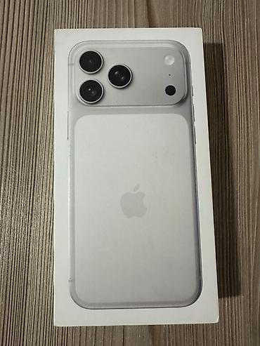 iphone 17 pro max купить: IPhone 17 Pro Max, Новый, 256 ГБ, Серебристый, Кабель, Коробка — 1
