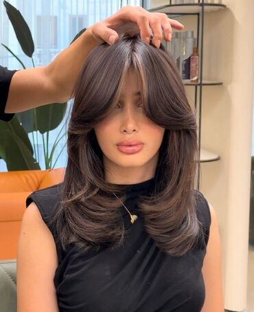 фруктовая нарезка: Стрижка и укладка «Итальянская лесенка/Каскад с челкой-шторкой» -