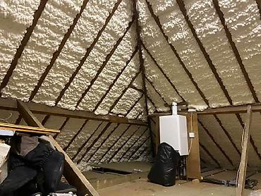 галерея: Утепление крыши, Утепление потолков | Утепление контейнера, Утепление хранилища, Утепление цеха Пенополиуретан, Penoplex, Пенополистирол Больше 6 лет опыта — 2