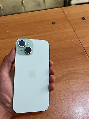 iphone tel: IPhone 15, 128 GB, White Titanium, Barmaq izi, Face ID, Hissə-hissə ödəniş — 1