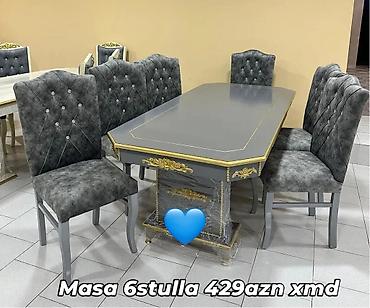 bagca ucun stol stul: Qonaq otağı üçün, Yeni, 6 stul — 1