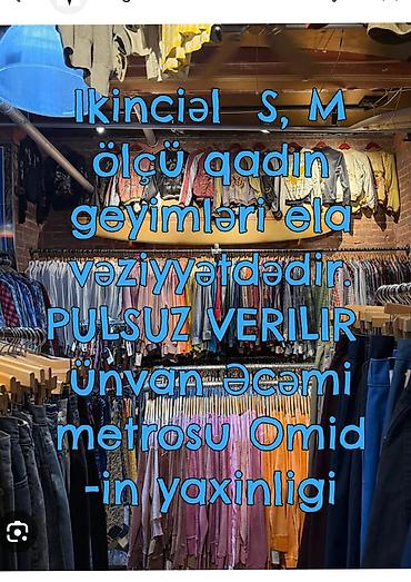 İkinciel qadın geyimləri – S və M ölçülər. - Koftalar, köynəklər lalafo.az -da İkinciel qadın geyimləri – S və M ölçülər. - Koftalar, köynəklər