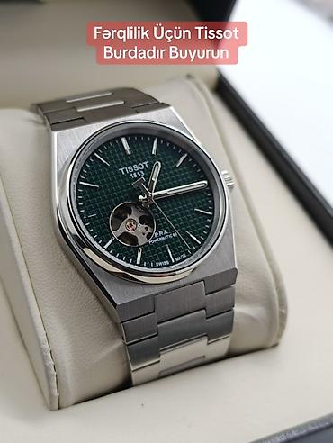 prx: ⌚ Tissot PRX – Kişi Qol Saatı ✔️ Orijinal və keyfiyyətli mexanizm ✔️ — 3