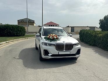 Bəy gəlin maşını BMW X7.Sürücüsüz verilmir.Toy, nişan, və digər