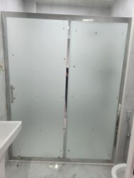 эпоксидная смола в баку: Şüşə duş kabinəsi – sürgülü sistem - Material: mat (qumlu) temperli