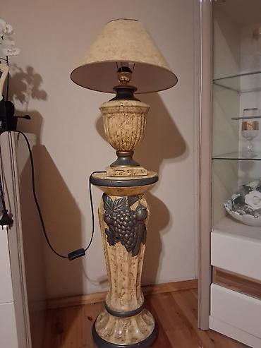 i̇şıqlandırma: Klassik üslubda dekorativ döşəmə lampası - Material və dizayn: Mermer — 1