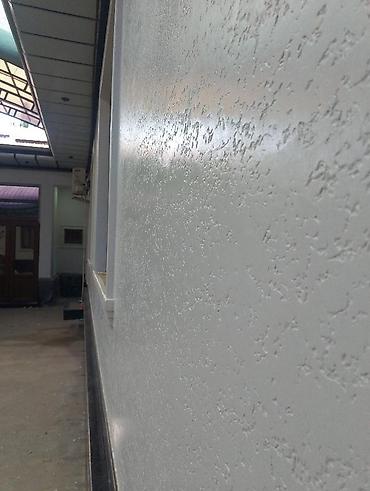 Фасадные работы: Фасад жидкий травертин 1000 сомдан 1300 сомгача туникафон жумуш — 9