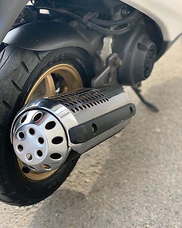 Mopedlər,skuterlər: Satılır: Honda Dio ZX skuter - Ban rəngi: Gümüşü, qara detallarla - — 5
