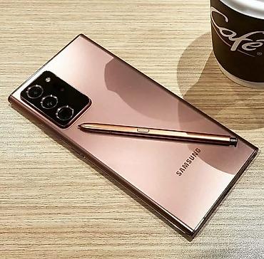 note 20 ultra ekran: Samsung Galaxy Note 20 Ultra, rəng - Qəhvəyi, Simsiz şarj — 3