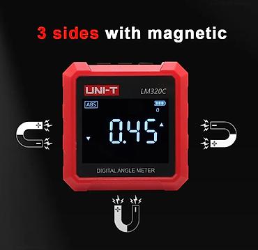 bakutool: Rəqəmsal bucaq ölçən Model: UNI-T LM 320C Maqnitli İnklinometr. 📌 — 2