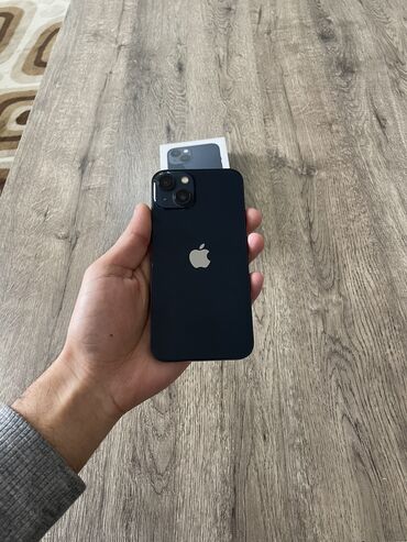 Apple iPhone: IPhone 13, 256 GB, Midnight, Simsiz şarj, Face ID, Sənədlərlə