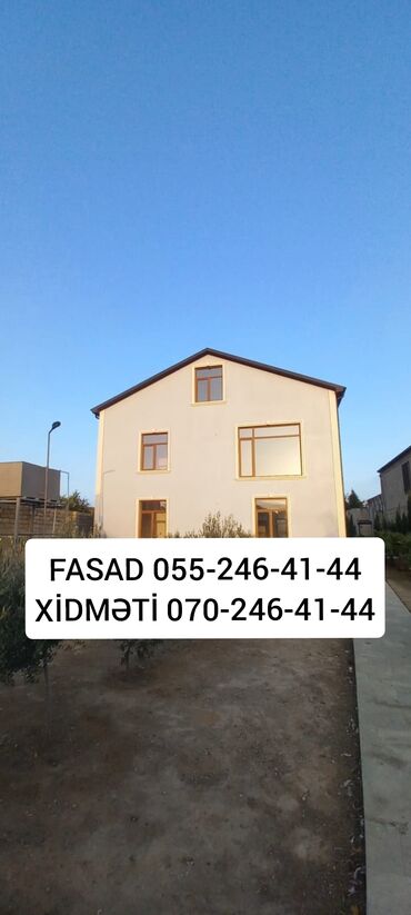 Fasad işləri: Fasad i̇şləri̇ görürəm. şəki̇llər məni̇m gördüyüm i̇şlərdi̇r. Qi̇ymət — 3