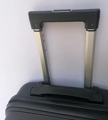 Putni koferi i torbe: Tvrdi putni kofer na točkiće – crni - Materijal: čvrsta ABS/PC — 5