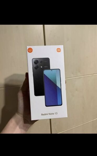 Xiaomi: Xiaomi Redmi Note 13, 256 GB, rəng - Qara, 
 Zəmanət, Barmaq izi, İki sim kartlı