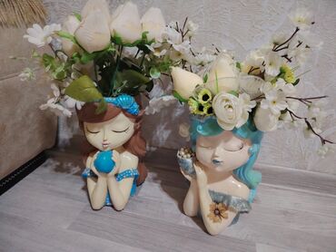 Fiqurlar: Fiqur, Gips, rəng - Ağ — 14