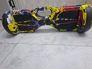 гироскутер баку цена: Rəngarəng qrafiti dizaynlı hoverboard (gyroskuter) Salam Yep Yenidir — 1