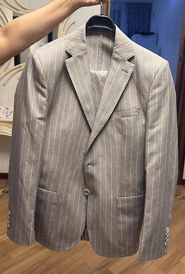 kətan kostyum: Yeni kostyumdur.Slim fit model FADUSS Brothers kişi kostyumu - Rəng — 1