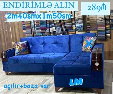 divan sifarisi: Угловой диван, Новый, Раскладной, С подъемным механизмом