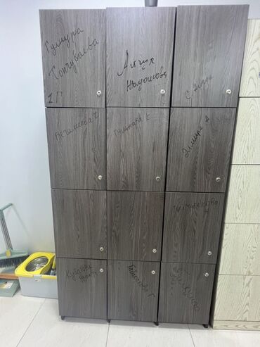 Шкафы для раздевалки: Шкаф для раздевалки, Б/у, ЛДСП, Самовывоз — 6