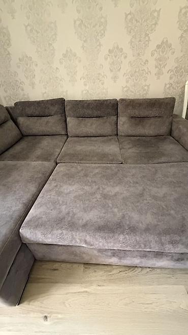 reception masa: Künc divan – transformasiya olunan model - Forma: L-şəkilli künc — 3