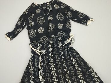 granatowa sukienki maxi: Dress, S (EU 36), condition - Fair