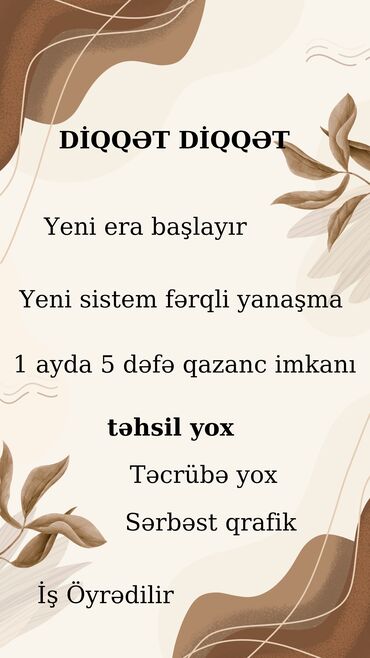 Tikinti ixtisasları: Yeni era ilə fərqli yanaşmaya sahib qazanc platforması - Yeni sistem